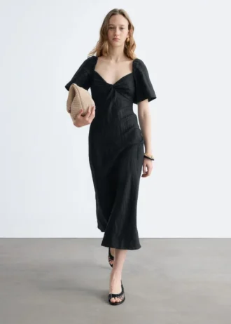 Robe midi en lin