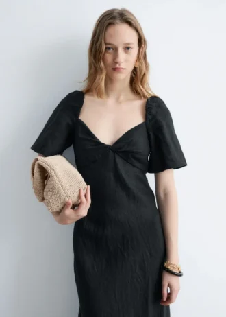 Robe midi en lin