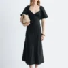 Robe midi en lin