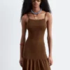 Robe midi en maille