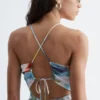Robe midi en satin