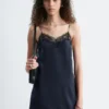 Robe midi en soie