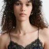 Robe midi en soie