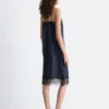Robe midi en soie
