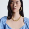 Robe midi à manches flottantes