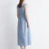 Robe midi à nœuds