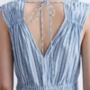 Robe midi à nœuds