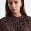Robe midi à nouer à la taille