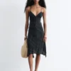 Robe midi à pois