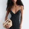 Robe midi à pois