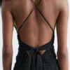 Robe midi à pois