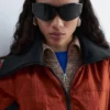 Robe midi technique à cordon