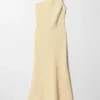 Robe midi à une épaule