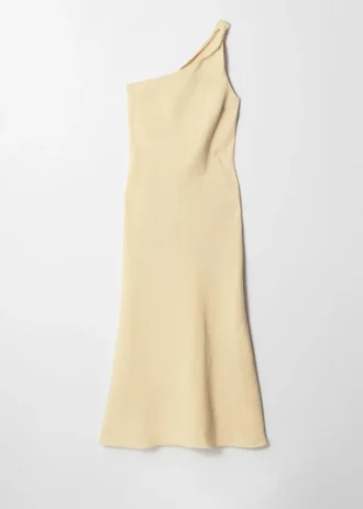 Robe midi à une épaule