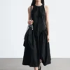 Robe midi évasée