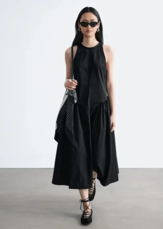 Robe midi évasée