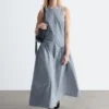 Robe midi évasée