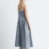 Robe midi évasée