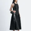 Robe midi évasée