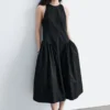 Robe midi évasée
