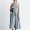 Robe midi évasée