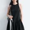 Robe midi évasée