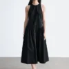 Robe midi évasée