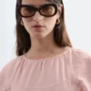 Robe midi évasée en lin