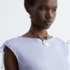 Robe midi évasée en lin