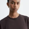 Robe t-shirt midi asymétrique