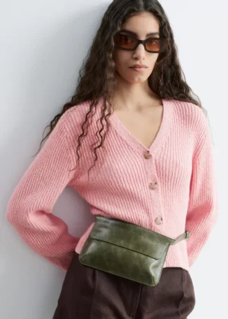 Sac banane en cuir