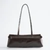 Sac bandoulière en cuir fin