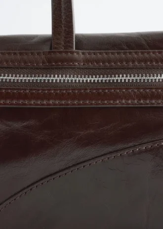 Sac bandoulière en cuir fin