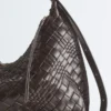 Sac à bandoulière en cuir tressé