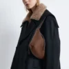 Sac bandoulière en daim à franges