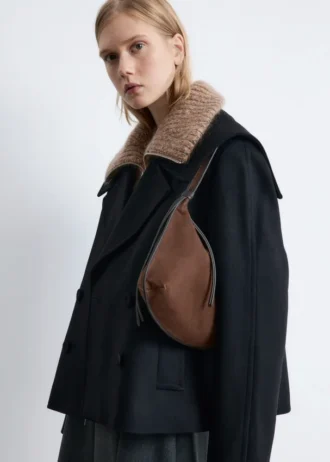 Sac bandoulière en daim à franges
