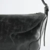 Sac à bandoulière rectangulaire en cuir