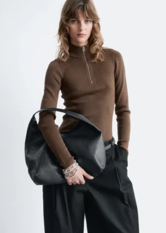Sac cabas classique en cuir