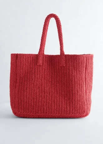 Sac cabas en paille de papier
