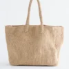 Sac cabas en paille de papier