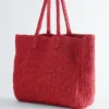 Sac cabas en paille de papier
