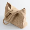 Sac cabas en paille de papier