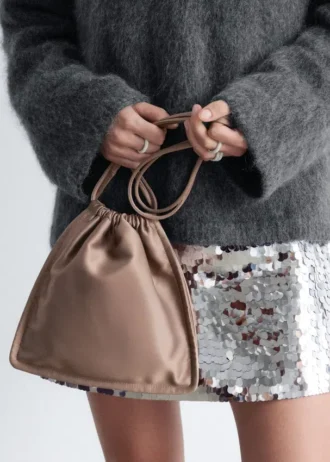 Sac à cordon en satin