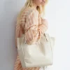 Sac fourre-tout en cuir à boucle et sangle