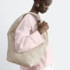 Sac fourre-tout en cuir tressé