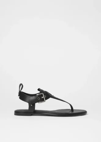 Sandales en cuir à bride cheville