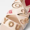 Sandales en cuir imprimé
