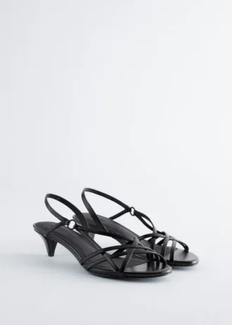 Sandales en cuir à lanières