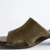 Sandales en cuir à talon bloc
