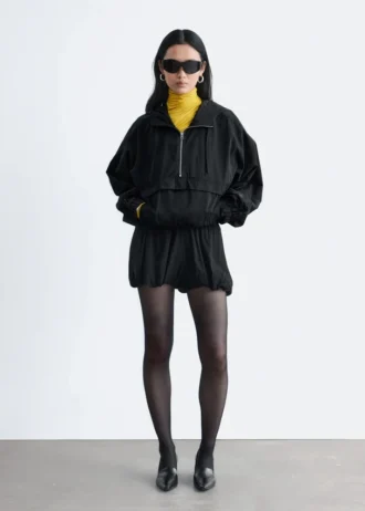 Short bouffant élastiqué